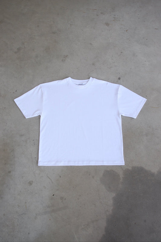 WHITE BLANK TEE