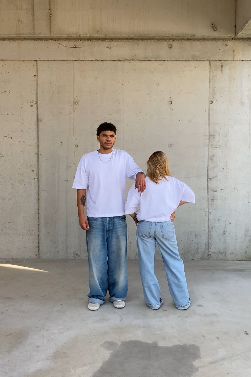 WHITE BLANK TEE