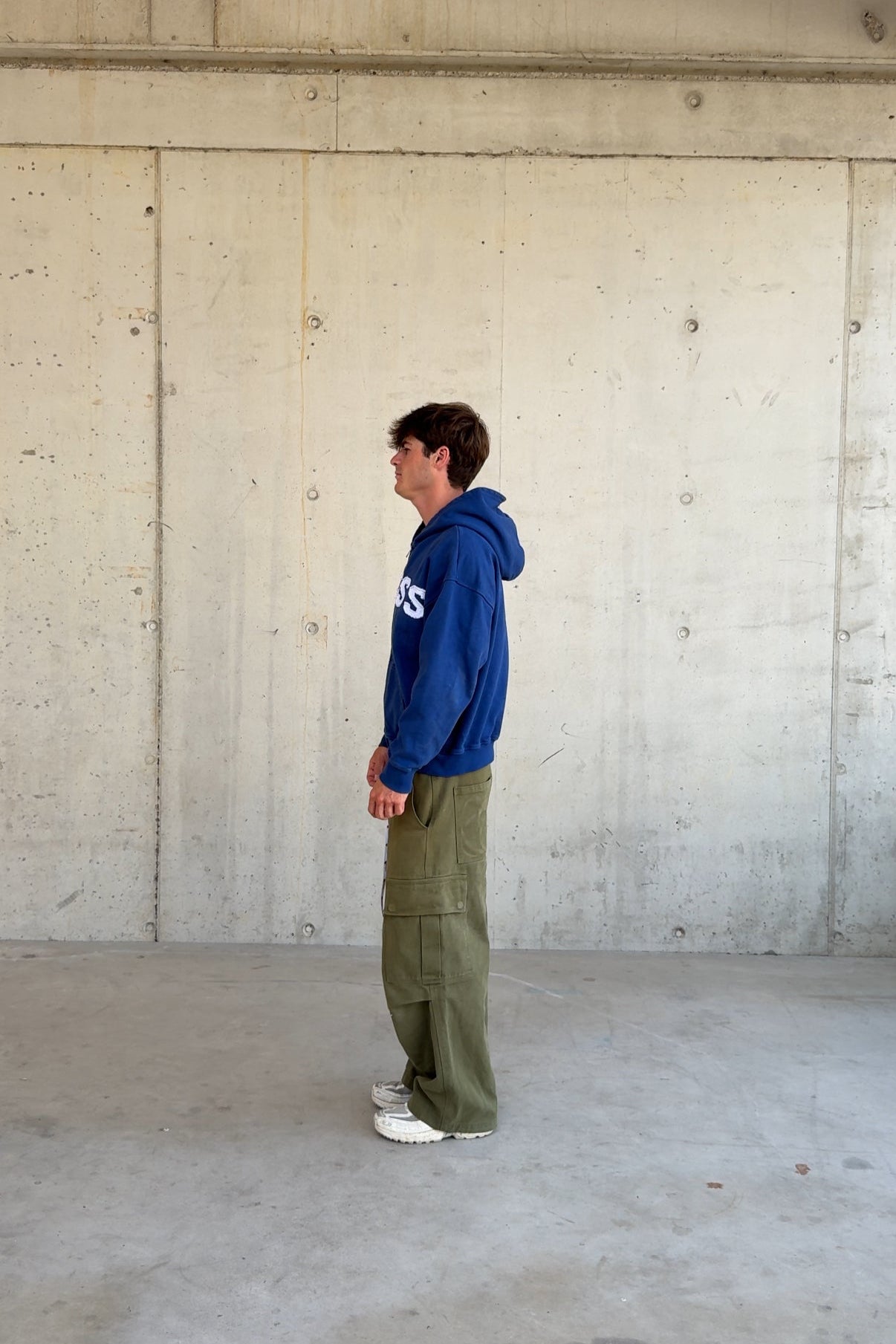 BLUE ZIP-UP